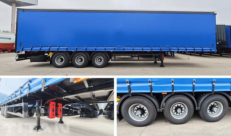 Tri Axle Curtain Side Trailer for Sale in Ivory Coast