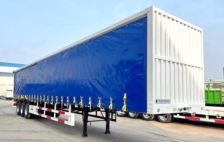 40 Foot Curtain Side Trailer | Flatbed Curtain Side Trailers for Sale Near Me