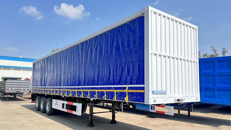 Flatbed Curtain Side Trailers for Sale in Russia